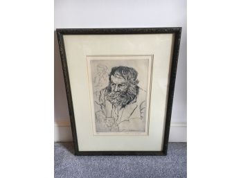 Joseph Margulies (New York, 1896-1984) Parisian Bohemian Limited Edition Signed Etching
