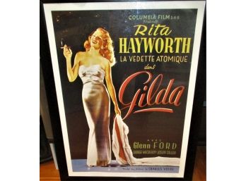 Frame Poster Of Rita Hayworth