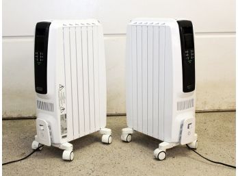A Pair Of Space Heaters By DeLonghi