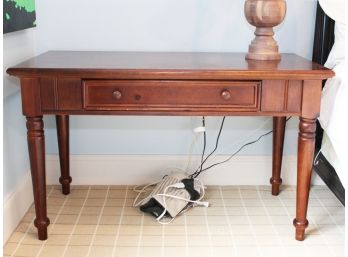 A Turned Leg Pine Desk By ABC Carpet And Home