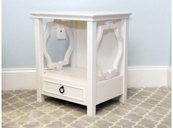 A Painted Wood Nightstand