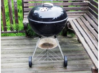 A Weber Charcoal Grill