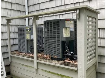 A Pair Of Full House Central Air Conditioning Units