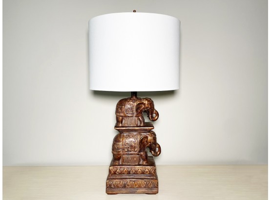 An Elephant Themed Lamp
