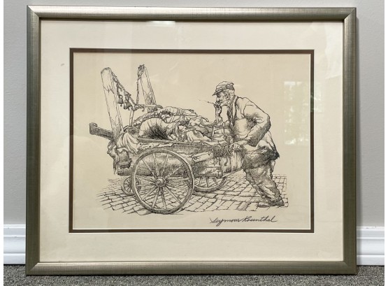 A Signed Etching By Seymour Rosenthal