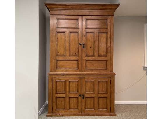 A Paneled Wood Cabinet By Baker Furniture, Milling Road Line