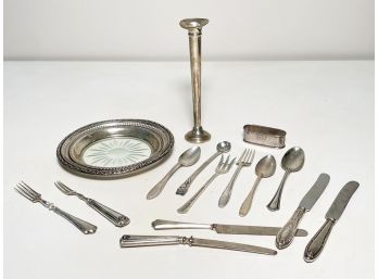 A Vintage And Antique Sterling Silver Assortment