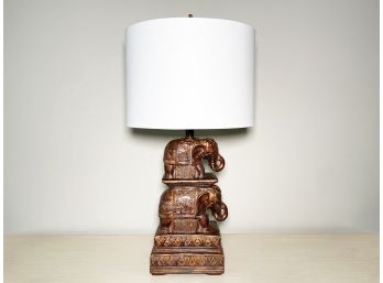 An Elephant Themed Lamp