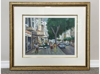 A Framed Giclee Print, Signed And Numbered, Yehuda Rodan