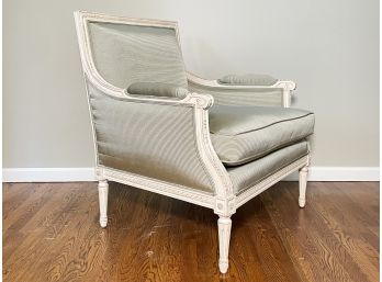 An Upholstered Bergere Chair By Louis Solomon Furniture