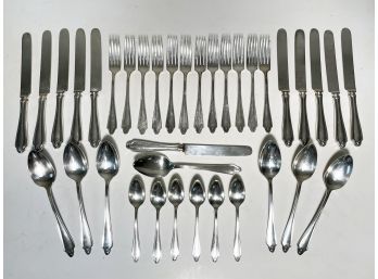 A Vintage Silverplate Flatware Partial Service By Community Plate