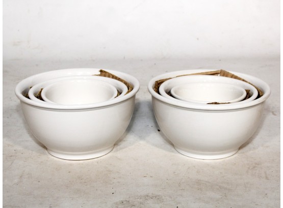 A Pair Of Ceramic Nesting Bowl Sets