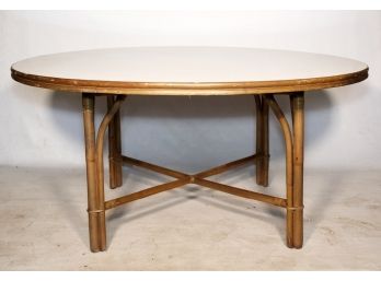 A Vintage Formica Top Dining Table By Ficks Reed