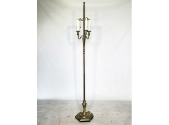 An Antique Brass Lamp