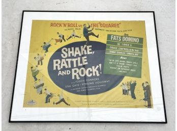 Vintage Film Advertising - Fats Domino 'Shake, Rattle And Rock'