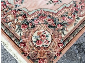 A Large Wool Aubusson Oriental Rug MSRP $8500