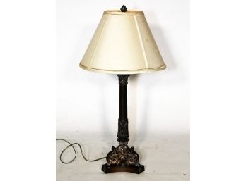 A Bronze Tone Lamp