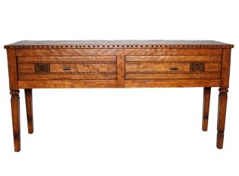 A Carved Wood Console Or Buffet By Morrelli