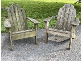 A Pair Of Adirondack Chairs (AS IS)