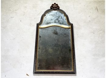 An Antique Gilt And Wood Framed Trumeau Mirror