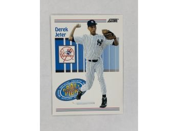 1993 Score Derek Jeter Draft Pick .Rookie Vintage Collectible Baseball Card