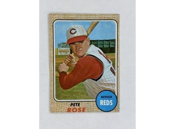 1968 Topps Pete Rose Vintage Collectible Baseball Card