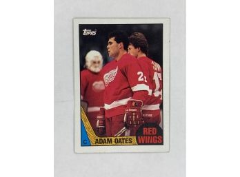 1987 Topps Adam Oates Rookie Vintage Collectible Hockey Card