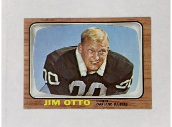 1966 Topps Jim Otto Vintage Collectible Baseball Card