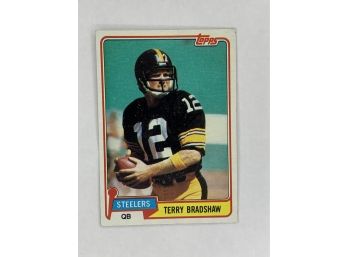 Terry Bradshaw 1981 Topps #375 Vintage Collectible Football Card