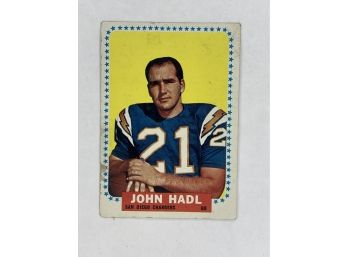 1964 John Hadl Rookie Vintage Collectible Football Card