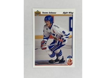 1991 Upper Deck Teemu Selanne Rookie Vintage Collectible Hockey Card