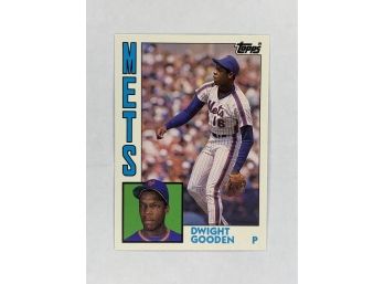 1984 Topps Traded Dwight Gooden Vintage Collectible Baseball Card