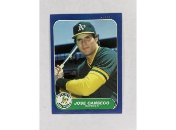 1986 Fleer Update Rookie Jose Canseco Vintage Collectible Baseball Card