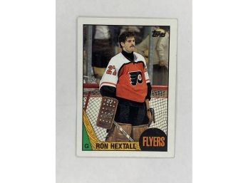 1987 Topps Ron Hextall Rookie Vintage Collectible Hockey Card