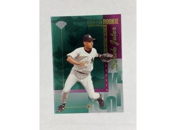 1996 Leaf Derek Jeter Goldleaf Rookie Vintage Collectible Baseball Card