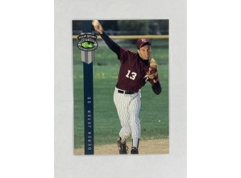 1992 Classic 4 Sport Derek Jeter Rookie Vintage Collectible Baseball Card