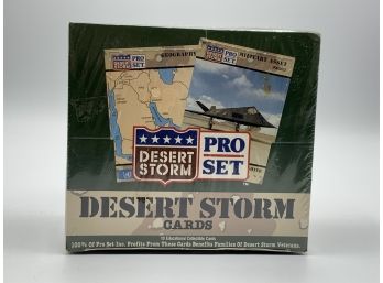 Vintage Collectible Cards Desert Storm Pro Set Sealed Box