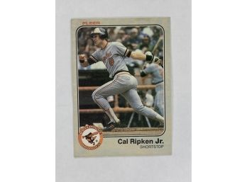 1983 Fleer Cal Ripken Jr Vintage Collectible Baseball Card
