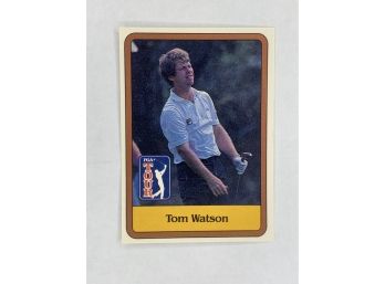1982 Donruss Tom Watson Vintage Collectible Golf Card