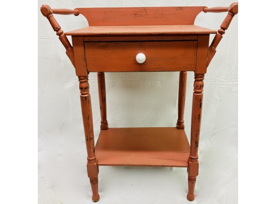 Vintage Red Wash Stand Nice Little Stand