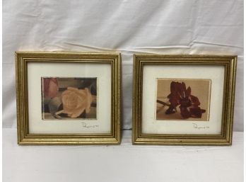 Pair Of Floral Prints By Raymon '94