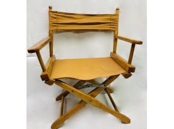 Directors Chair In Vintage Orange Canvas