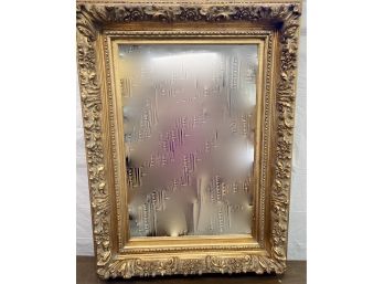 Beautiful Elaborate Gold Framed Mirror