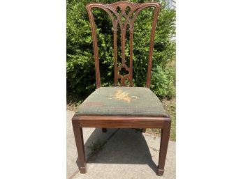 Victorian Chair With Needle Point Seat Sturdy
