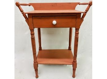 Vintage Red Wash Stand Nice Little Stand