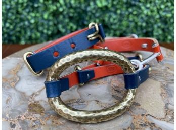 Three Leather Bracelets