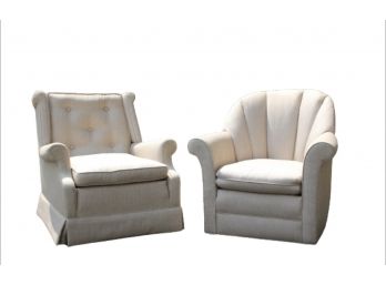 Neutral Colored Rocking And Swivel Chairs