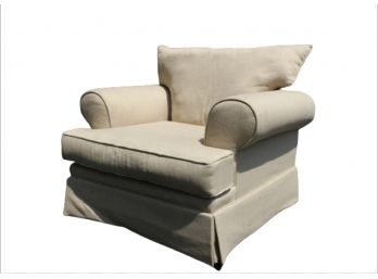 Large Neutral Armchair By Hillcraft Furniture