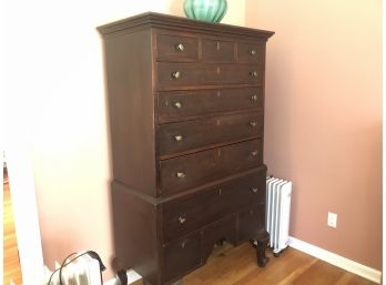 Pennsylvania Chippendale American Mahogany Chest On Chest