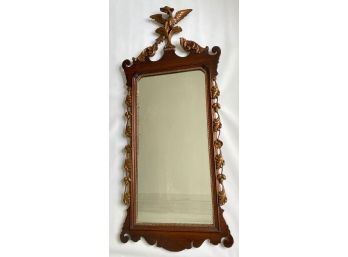 Vintage Carves Wood Mirror